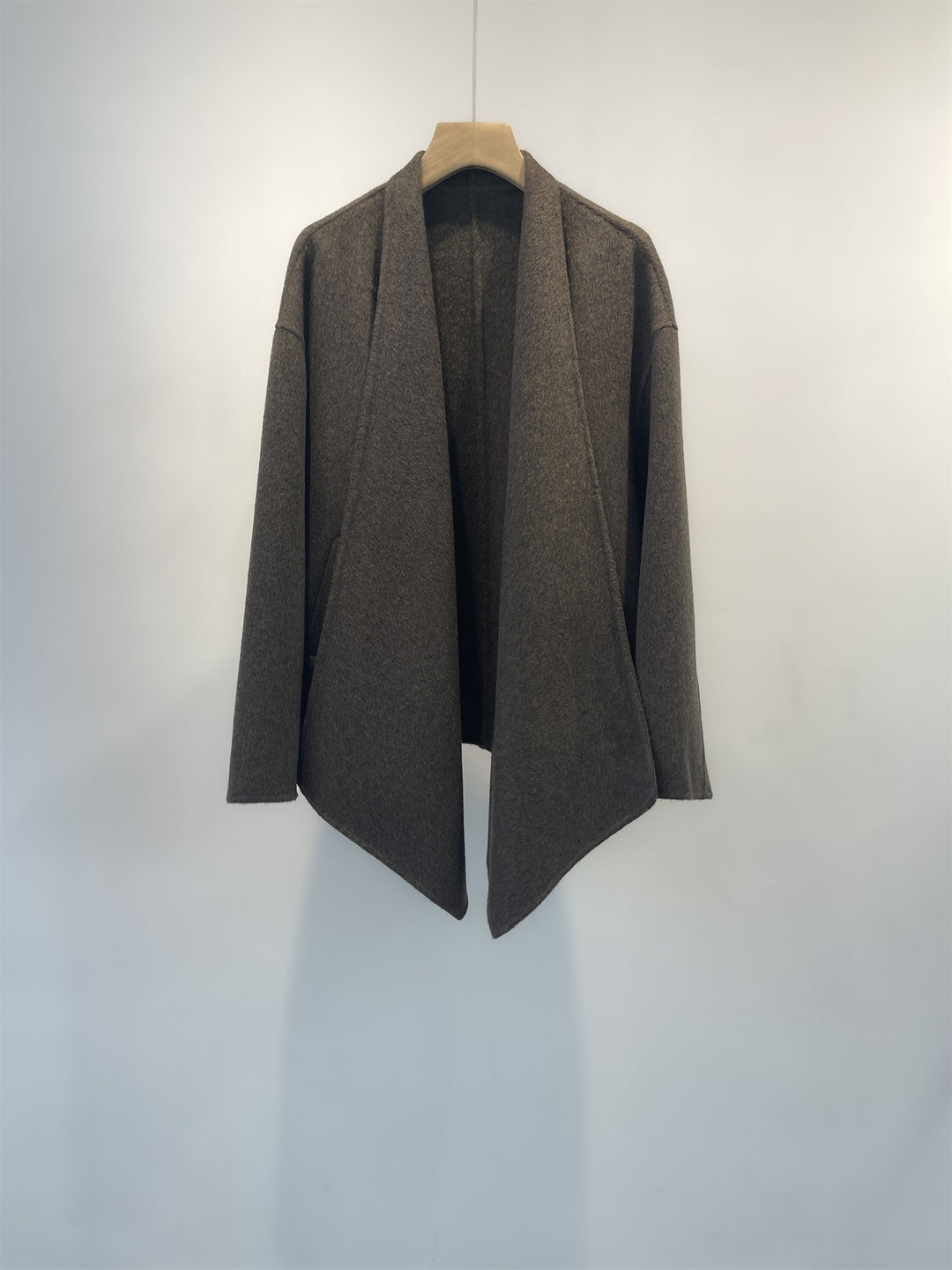 Damen Gemütlicher Offener Strickcardigan Drune