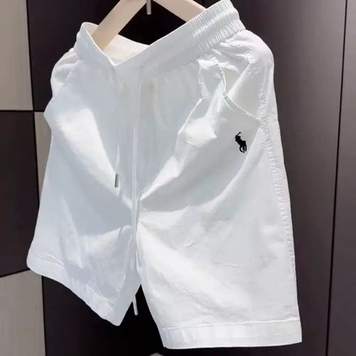 Herren leichte Freizeithose mit elastischem Bund und seitlichen Taschen Drune