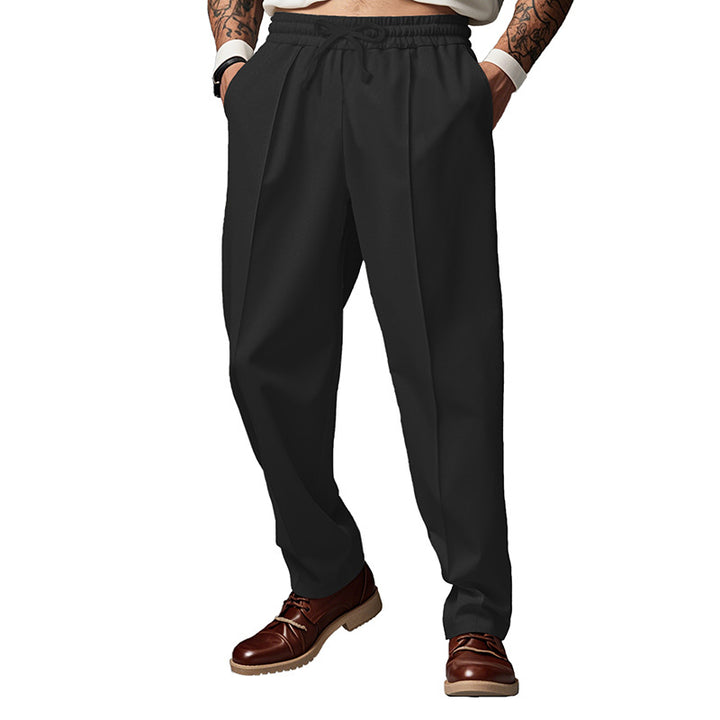 Herren nan sportliche Jogginghose mit elastischem Bund und vorderer Mittelnaht Drune