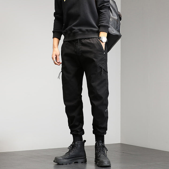 Herren Technische Cargo-Jogginghose mit Bündchen und Multifunktionstaschen Drune