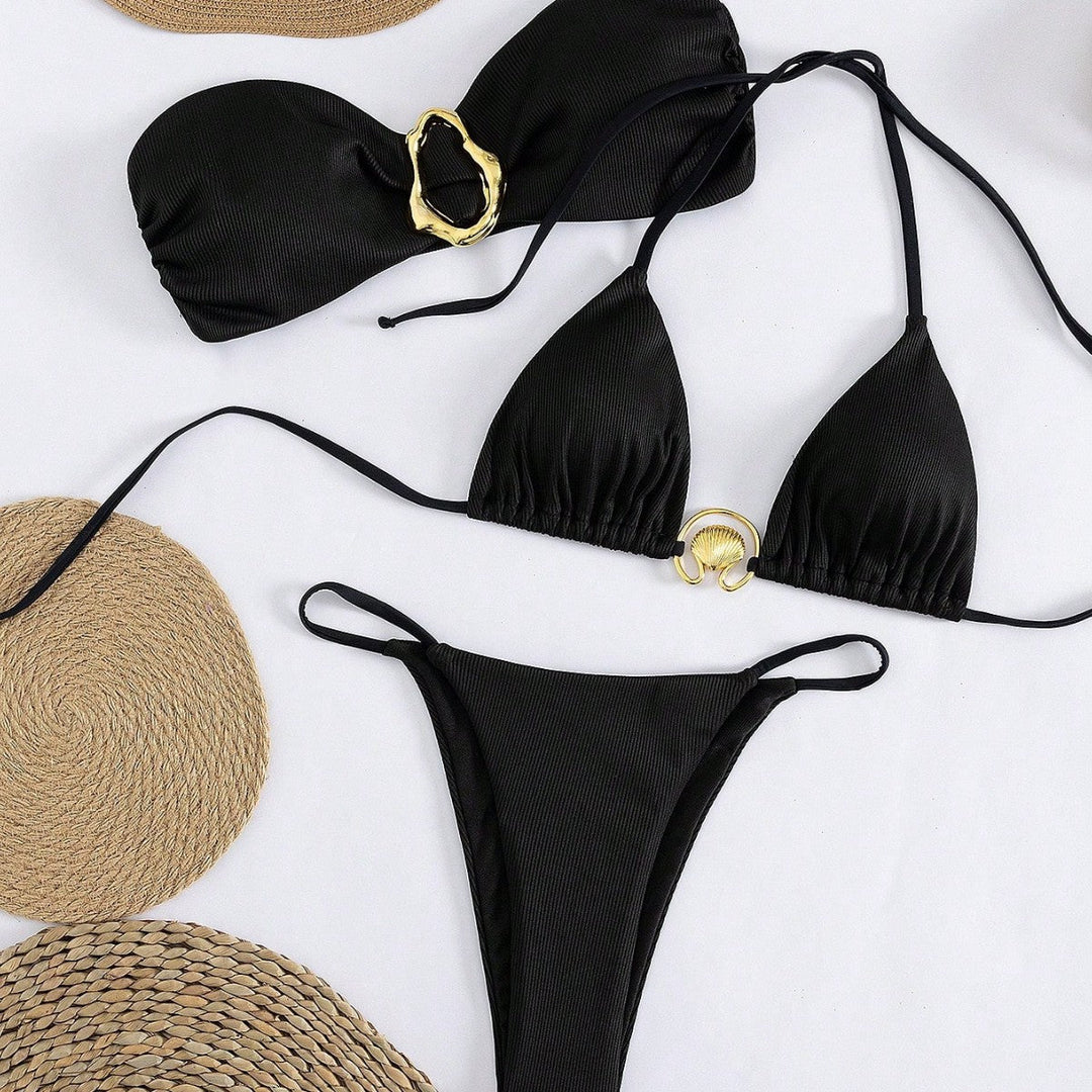 Damen Bikini mit raffiniertem Bandeau-Oberteil und höchstem Tragekomfort Drune