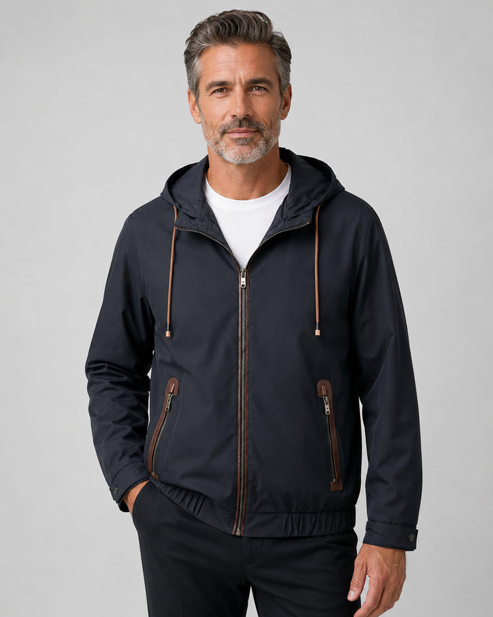 Herren Sportliche Übergangsjacke mit Kapuze Drune