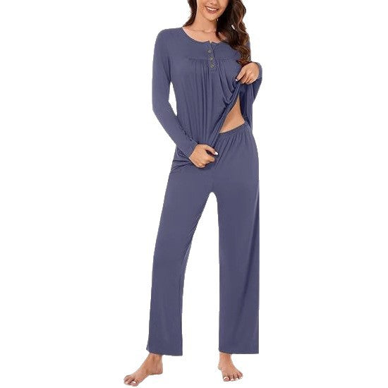 Damen Schlafanzug Set Drune