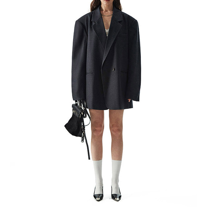 Damen Oversized Blazer mit lässigem Schnitt Drune