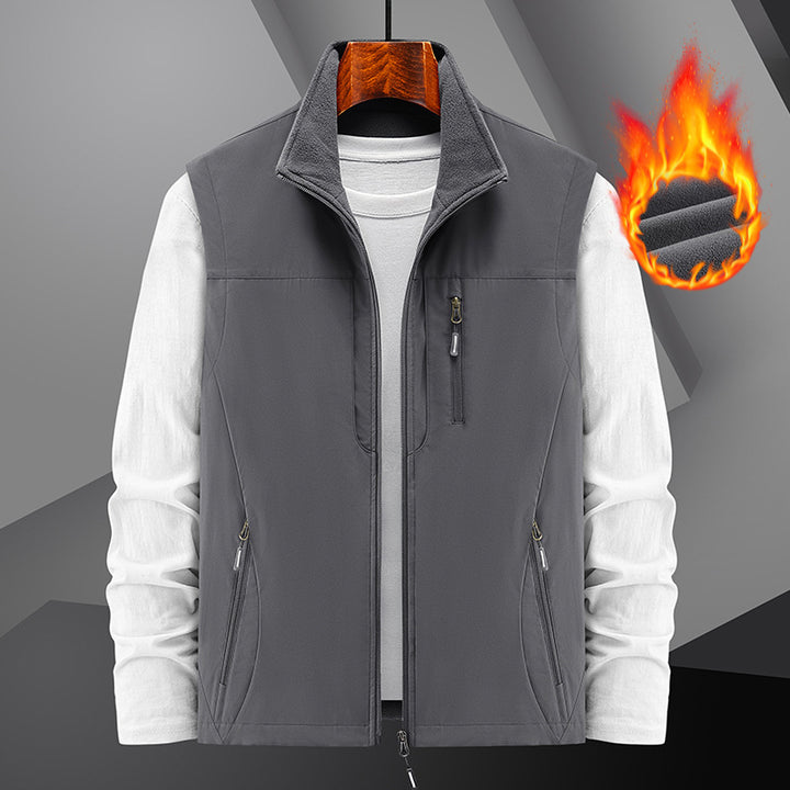 Herren Wärmeisolierte Fleece-Weste Drune