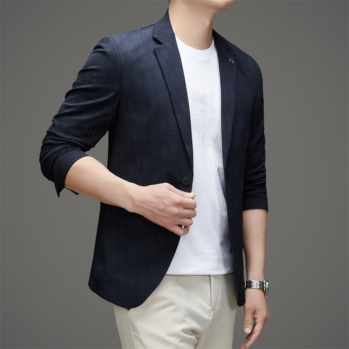 Herren eleganter Blazer mit strukturiertem Design und modischem Schnitt Drune
