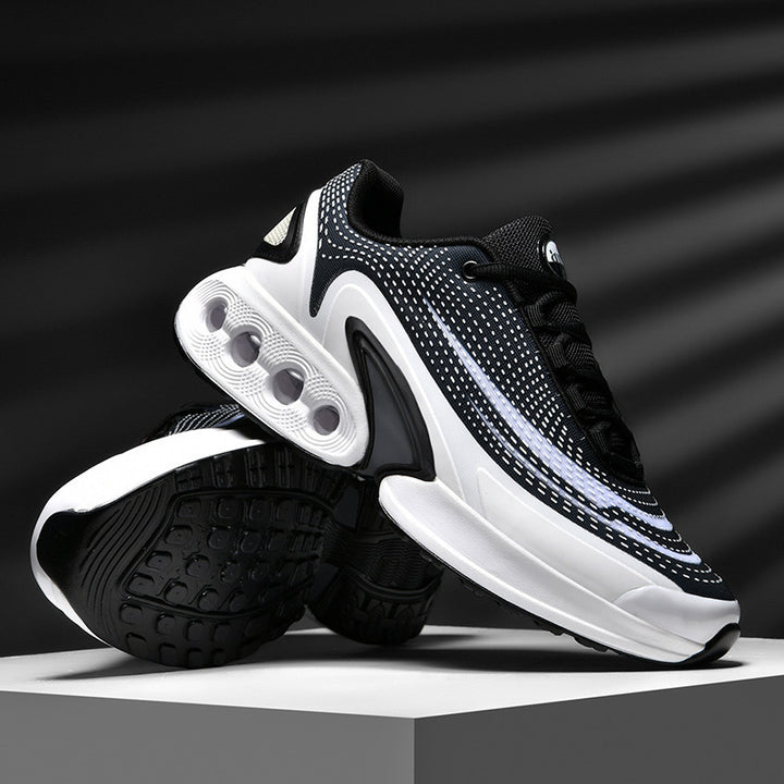 Herren retro-futuristische Dämpfungs-Sneaker mit kugelförmiger Luftkammer und atmungsaktivem Mesh-Obermaterial Drune