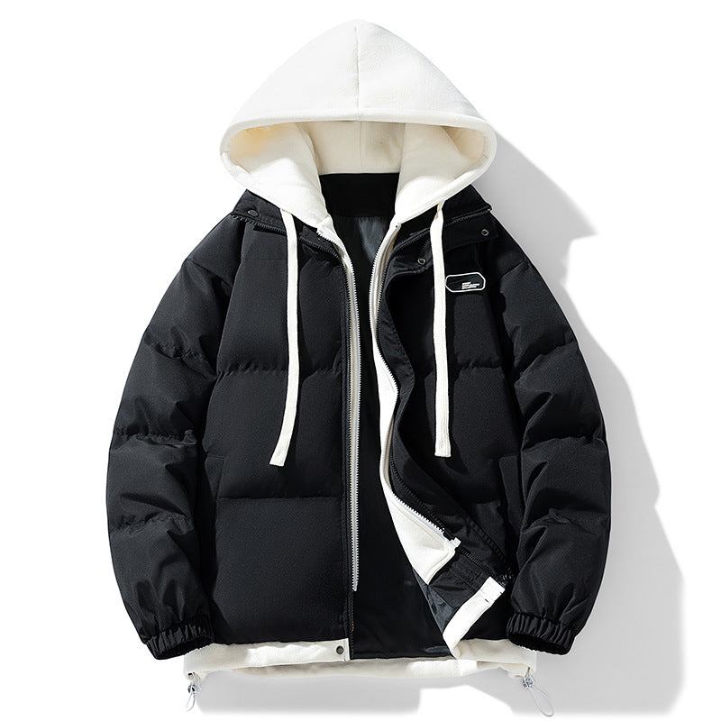 Damen Stepp-Kapuzenjacke mit weichem Teddyfleece-Innenfutter, verstellbarem Saum und elastischen Bündchen Drune