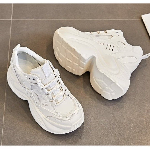 Damen Trendige Chunky Sneakers Drune