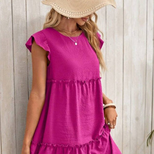 Damen lässiges Sommerkleid Drune