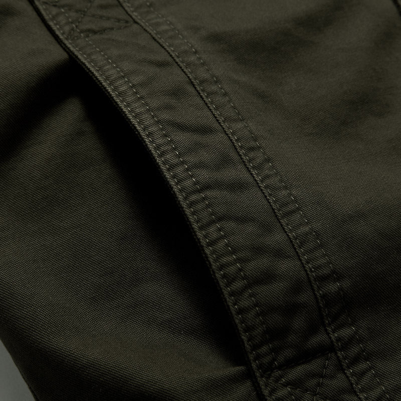 Herren leichtgewichtige Canvas‑Fieldjacke im Military‑Look mit Stehkragen und Mehrfach‑Taschen Drune