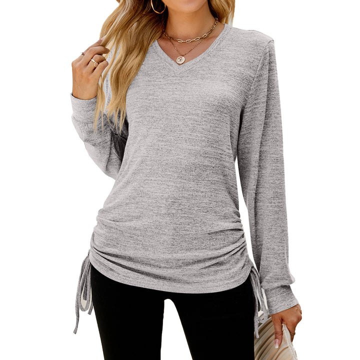 Damen Langarmshirt mit verstellbarem Bund Drune