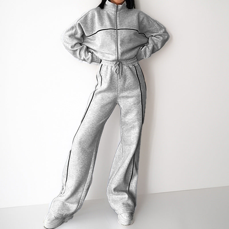 Damen Sportliches Set mit weichem Material und hohen Beininserts Drune