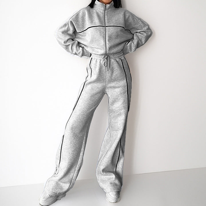 Damen Sportliches Set mit weichem Material und hohen Beininserts Drune
