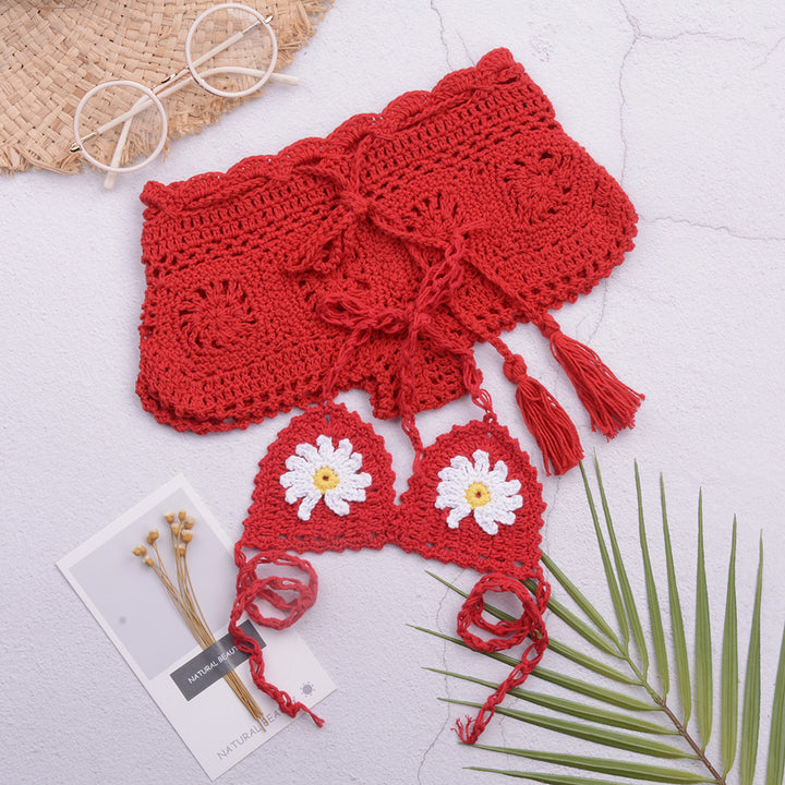 Damen Häkel-Bikini-Set Drune