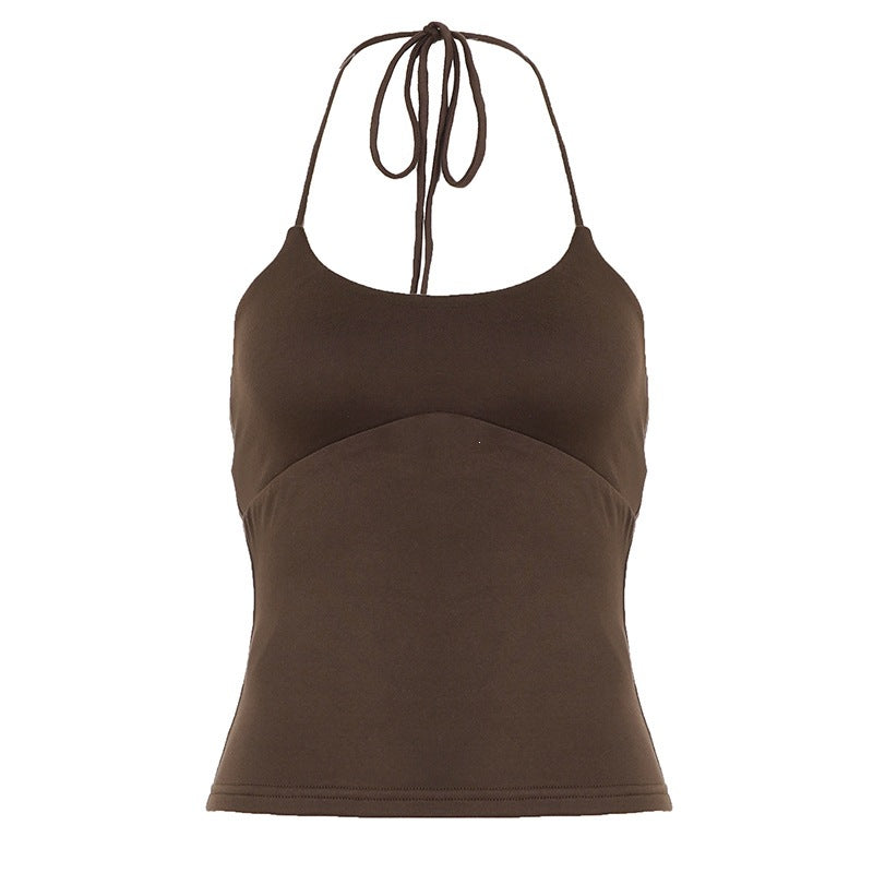 Damen Sportliches Top mit verstellbaren Trägern Drune