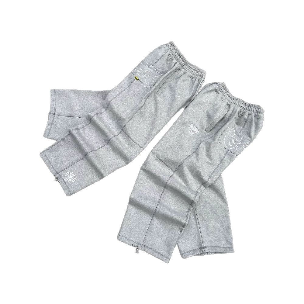 Damen Sweatpants mit innovativem Design und trendigem Zip-Detail Drune