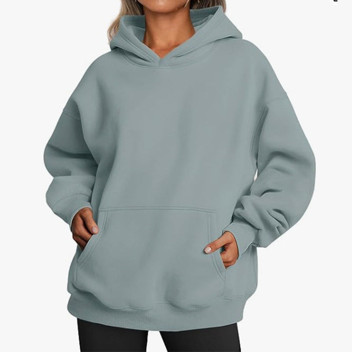 Damen bequemer Kapuzenpullover Drune