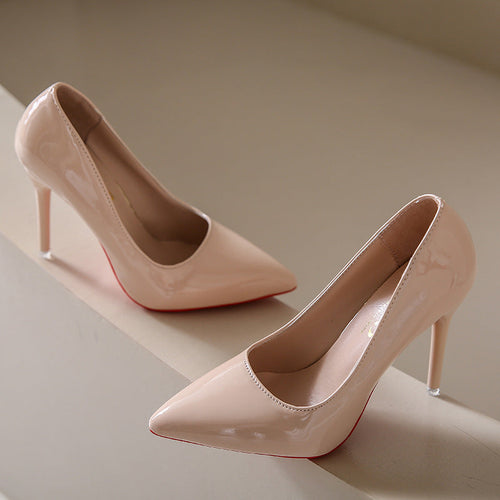 Damen elegante Stiletto-Pumps mit modischer Spitzenform Drune
