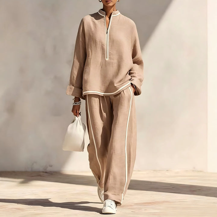 Damen Luftiges und elegantes Pyjama-Set Drune