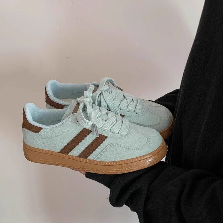Damen Sneakers mit weichem Obermaterial und trendigen Farbakzenten Drune