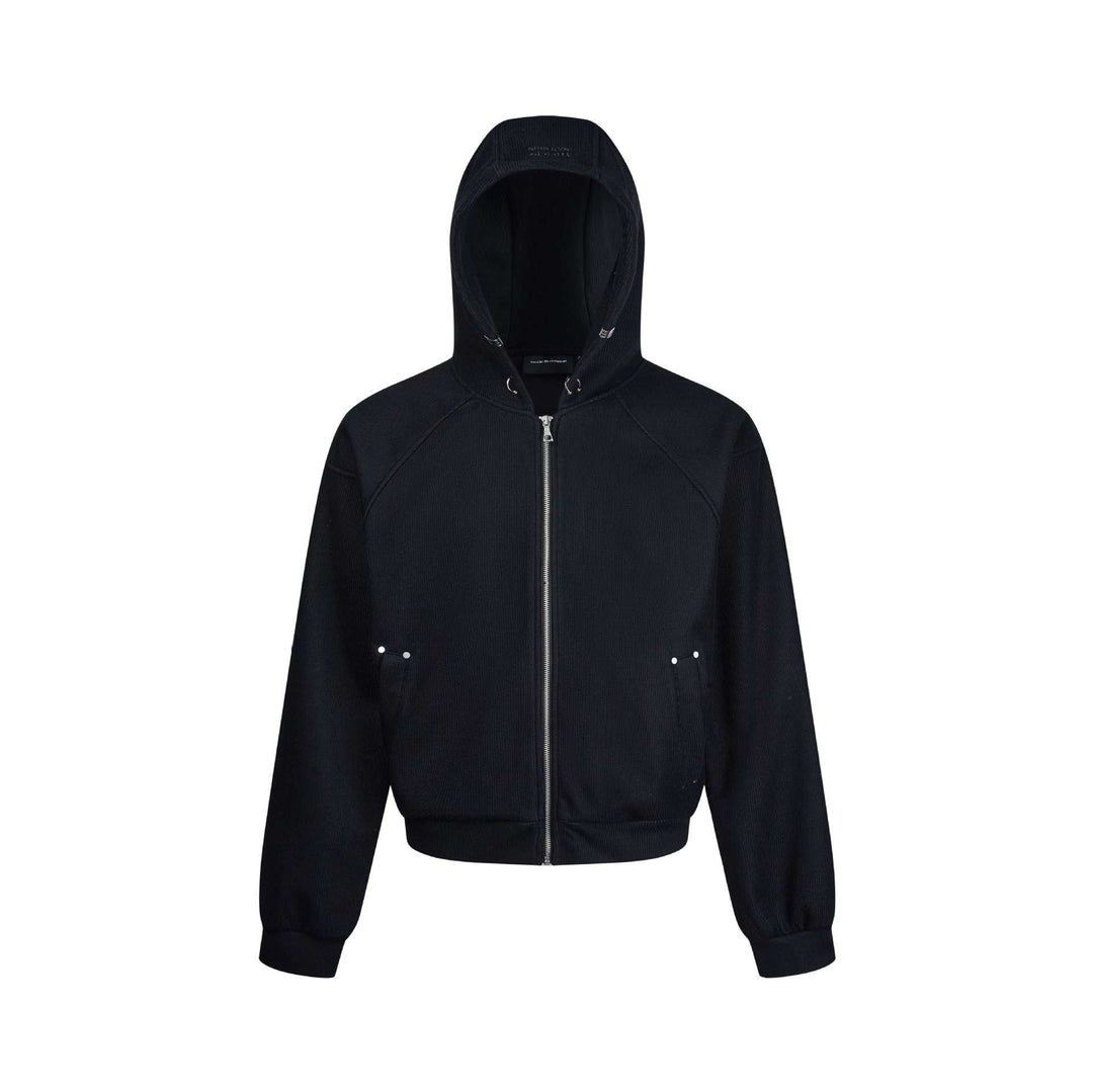 Damen Kapuzen-Sweatjacke mit Reißverschluss und Raglanärmeln Drune