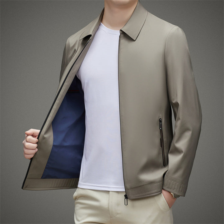 Herren Übergangsjacke mit sportlichem Schnitt und funktionalen Reißverschlusstaschen Drune