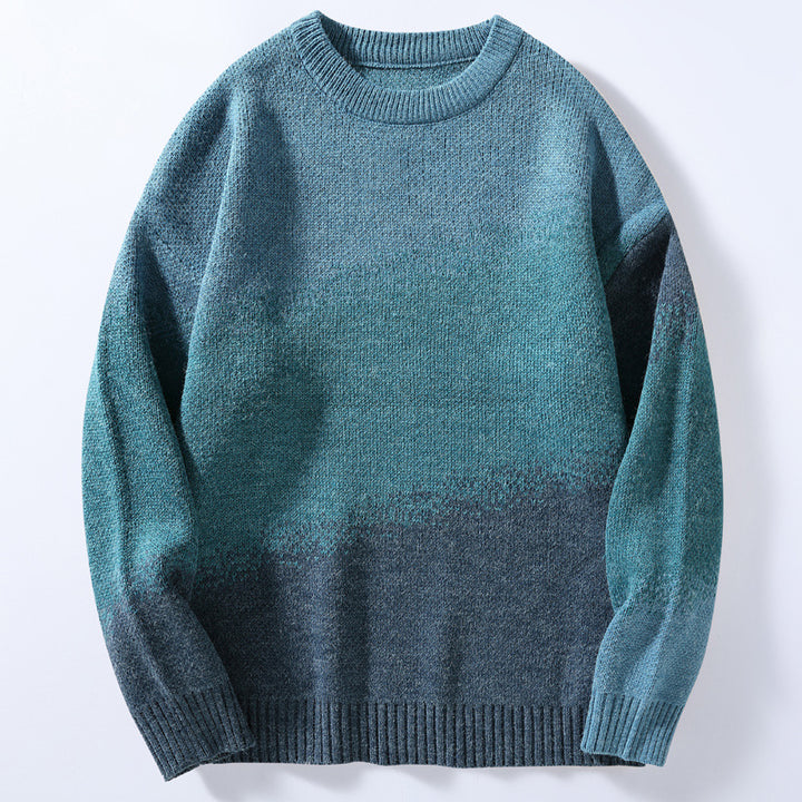 Damen Hochwertiger Rundhalsausschnitt Pullover Drune