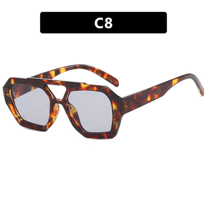 Drune | Unregelmäßige Doppelstrahl-Sonnenbrille