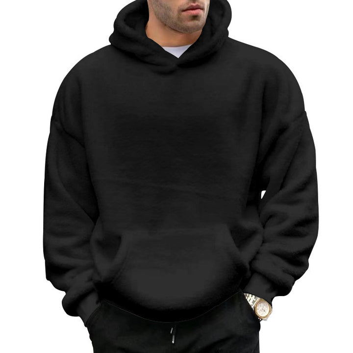 Herren bequemer Oversized Kapuzenpullover Drune