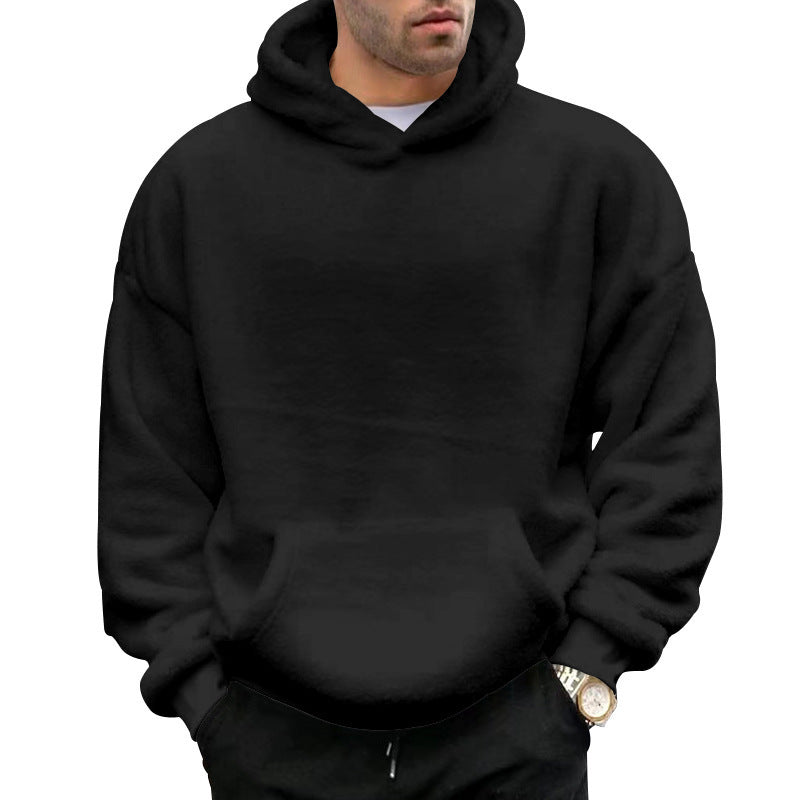 Herren bequemer Oversized Kapuzenpullover Drune