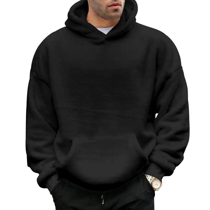 Herren bequemer Oversized Kapuzenpullover Drune