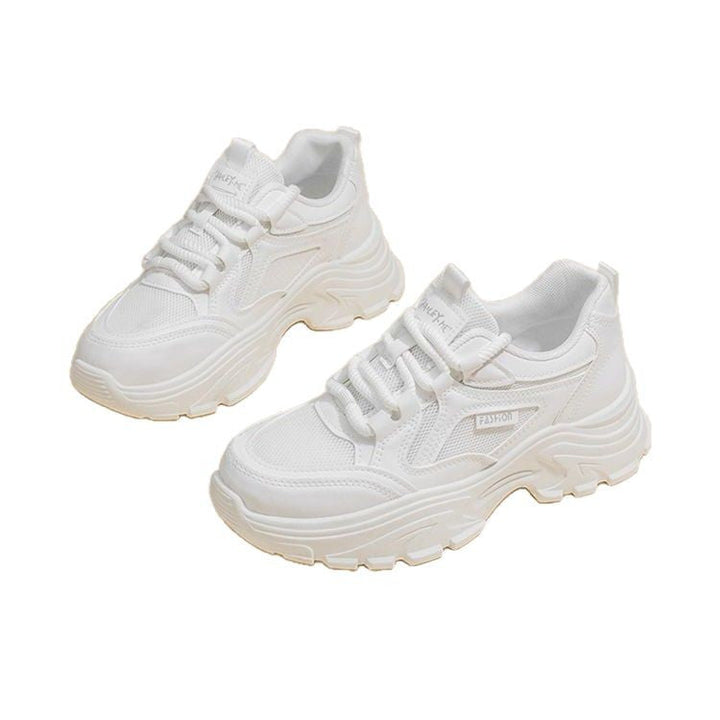 Damen Chunky Sneakers mit dämpfender Sohle und atmungsaktiver Obermaterialstruktur Drune