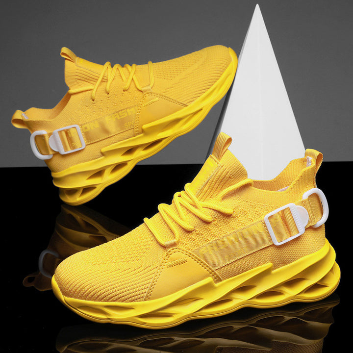 Unisex Strick-Sockensneaker mit gelochter Waben-Luftsohle Drune