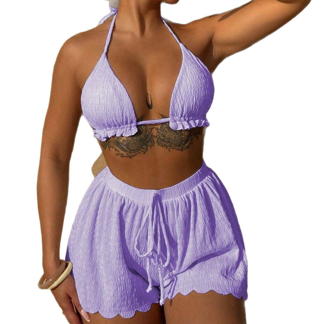 Damen Bikini-Set mit raffiniertem Hosenrock Drune