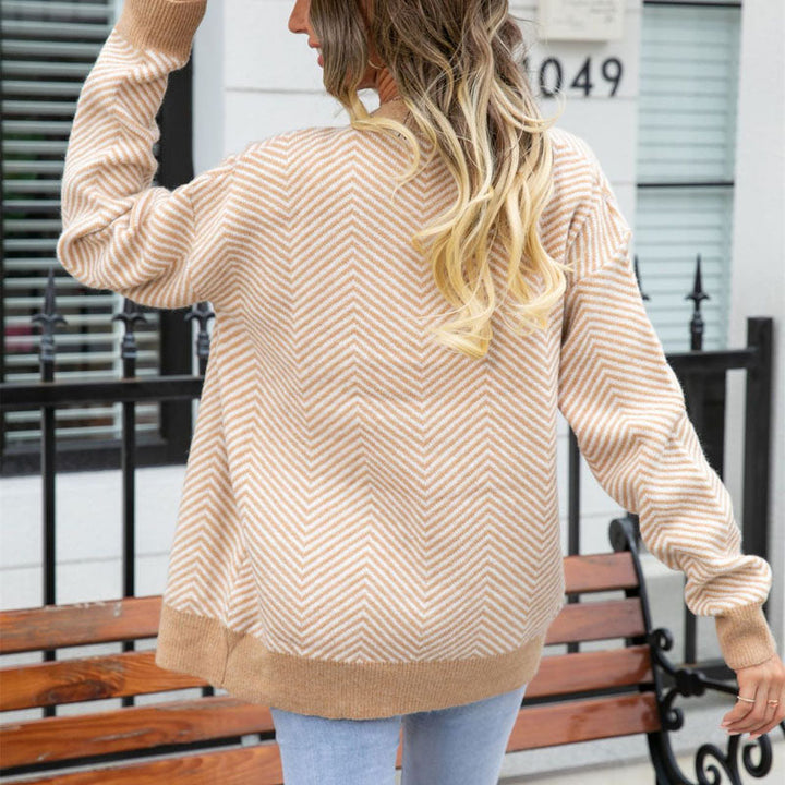 Drune | Gestreifte Strickjacke mit Stilvollem Design