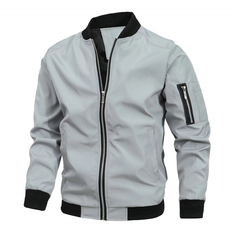 Herren Modische Bomberjacke mit funktionalen Taschen Drune