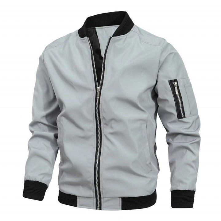 Herren Modische Bomberjacke mit funktionalen Taschen Drune