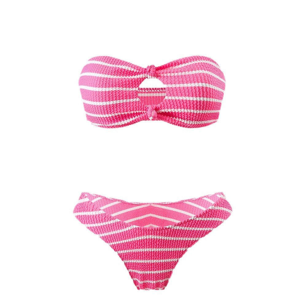 Damen Bandeau-Bikini mit raffinierten Details Drune