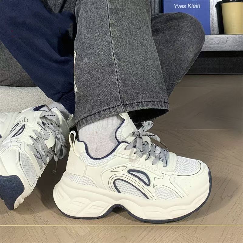 Damen Platform-Sneaker mit atmungsaktivem Mesh und skulptierter Komfortsohle Drune