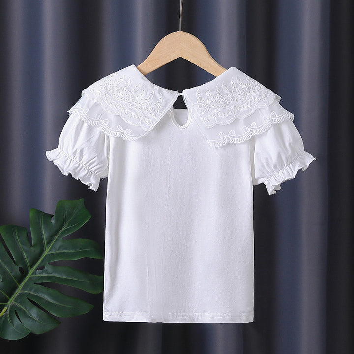 Mädchen Bluse mit eleganten Rüschendetails Drune