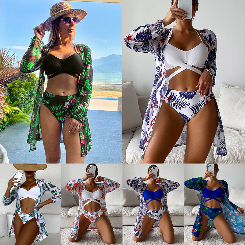 Damen Bikiniset mit modernem Wickeldesign Drune