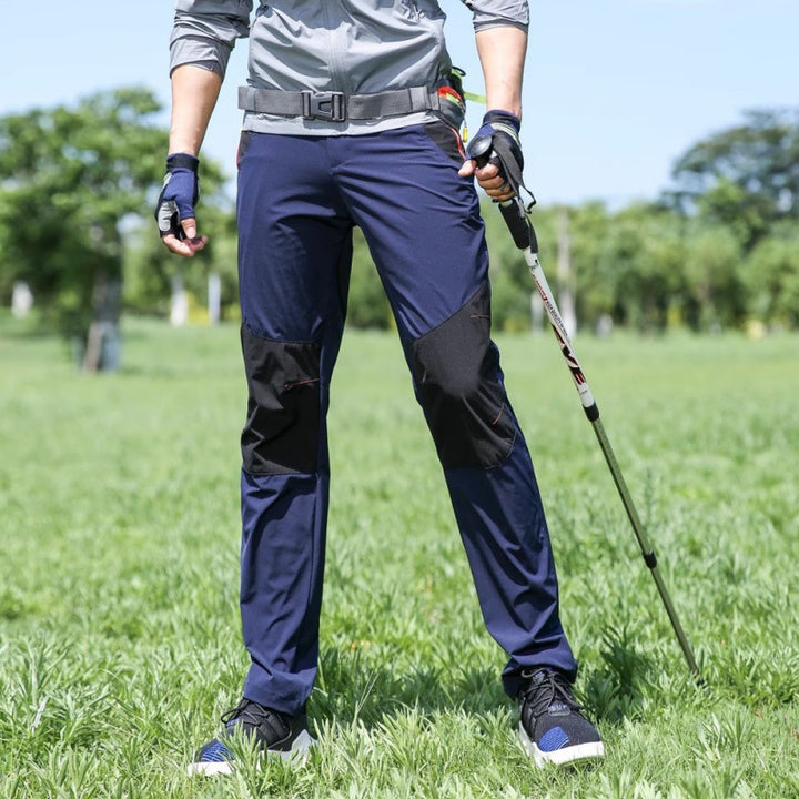 Herren nan leichte Stretch-Outdoorhose mit verstärkten Knien und ergonomischer Bewegungspasse Drune