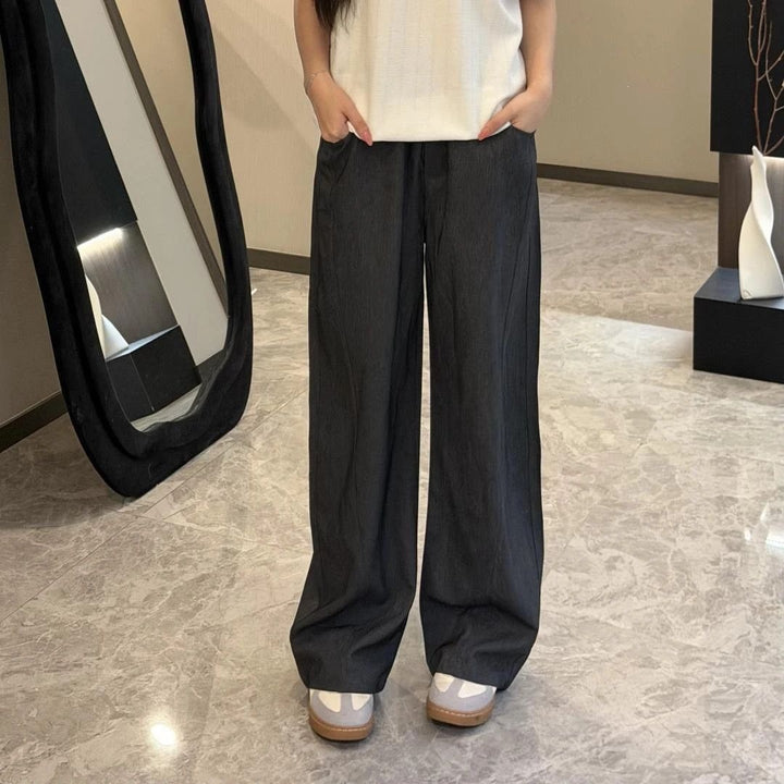 Herren Trendige Weitgeschnittene Denim-Hose Drune