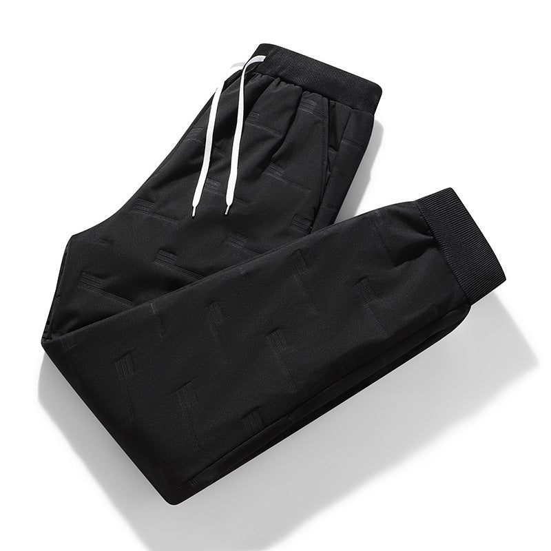 Herren Sportliche Jogginghose mit elastischem Bund, Kordelzug und Rippbündchen Drune