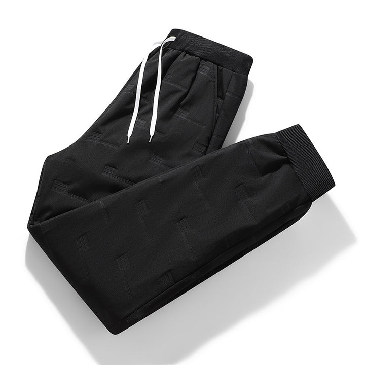 Herren Sportliche Jogginghose mit elastischem Bund, Kordelzug und Rippbündchen Drune