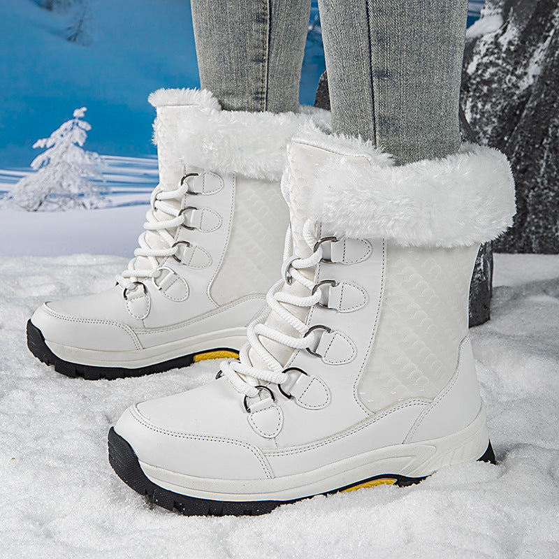 Damen Winter-Wanderboots mit isolierendem Futter und rutschfester Sohle Drune