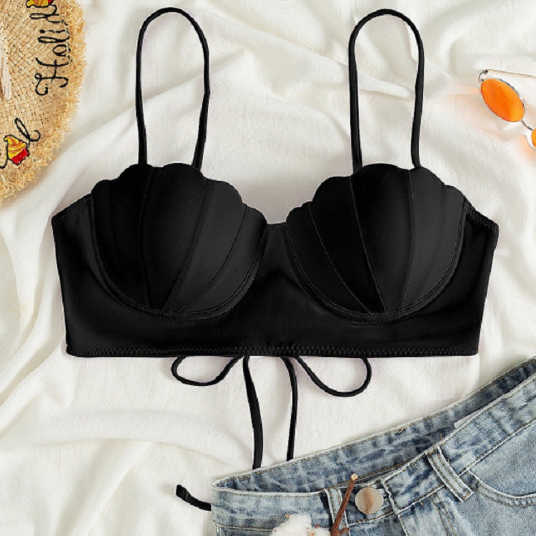 Damen Bikinibra mit schalenförmigem Design und verstellbaren Trägern Drune