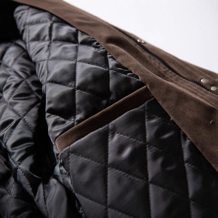 Herren Kurzblouson aus Canvas mit Knebelverschlüssen und elastischem Saum Drune