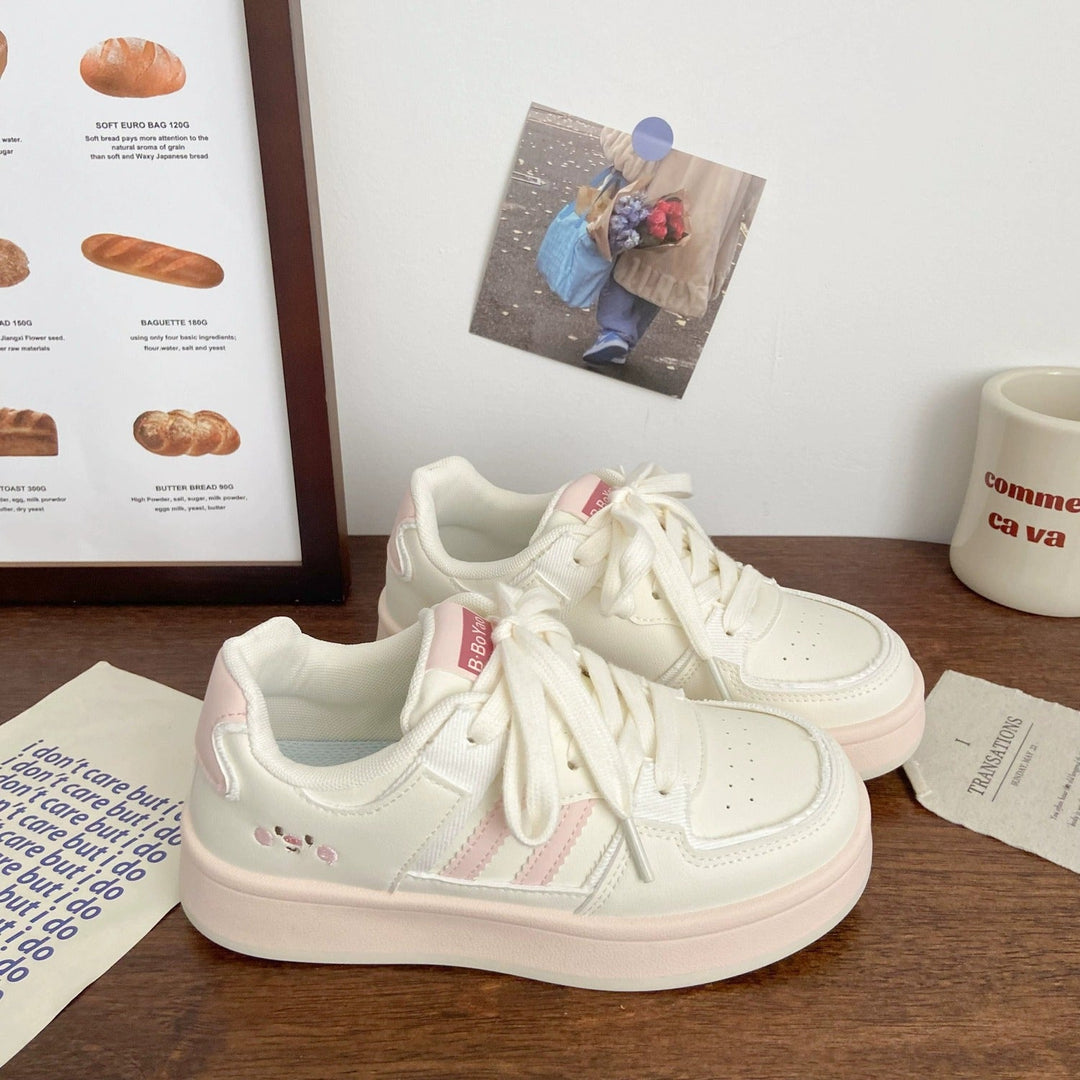 Damen Chunky Sneakers mit gepolsterter Sohle und sportlichen Akzenten Drune